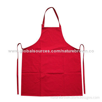 100% cotton cooking apron, various colors are available